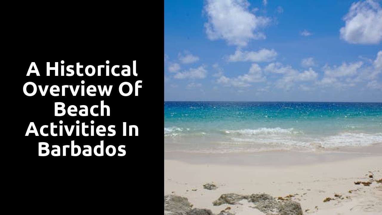 A Historical Overview of Beach Activities in Barbados