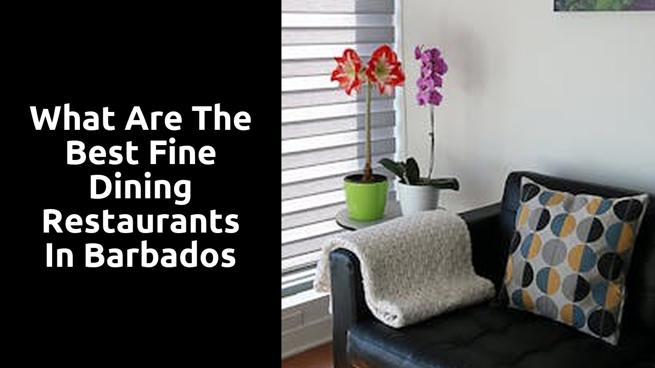 What are the best fine dining restaurants in Barbados